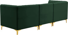 Load image into Gallery viewer, Alina Green Velvet Modular Sectional