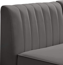 Load image into Gallery viewer, Alina Grey Velvet Modular Sectional