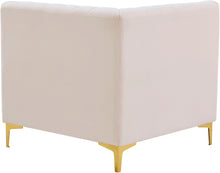 Load image into Gallery viewer, Alina Pink Velvet Corner Chair