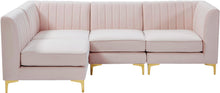 Load image into Gallery viewer, Alina Pink Velvet Modular Sectional