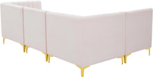 Load image into Gallery viewer, Alina Pink Velvet Modular Sectional