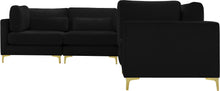 Load image into Gallery viewer, Julia Black Velvet Modular Sectional (6 Boxes)