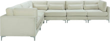 Load image into Gallery viewer, Julia Cream Velvet Modular Sectional (6 Boxes)