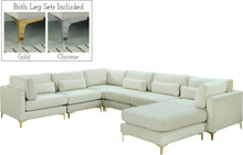 Load image into Gallery viewer, Julia Cream Velvet Modular Sectional (7 Boxes)
