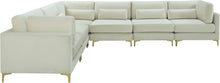 Load image into Gallery viewer, Julia Cream Velvet Modular Sectional (6 Boxes)