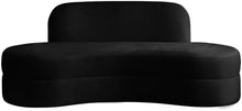 Load image into Gallery viewer, Mitzy Black Velvet Sofa