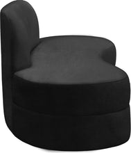 Load image into Gallery viewer, Mitzy Black Velvet Sofa