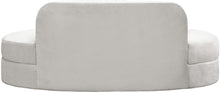 Load image into Gallery viewer, Mitzy Cream Velvet Sofa