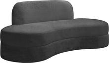 Load image into Gallery viewer, Mitzy Grey Velvet Sofa
