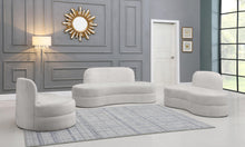 Load image into Gallery viewer, Mitzy Cream Velvet Loveseat