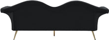 Load image into Gallery viewer, Lips Black Velvet Sofa