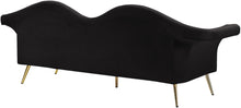 Load image into Gallery viewer, Lips Black Velvet Sofa