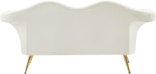 Load image into Gallery viewer, Lips Cream Velvet Loveseat
