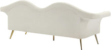 Load image into Gallery viewer, Lips Cream Velvet Sofa