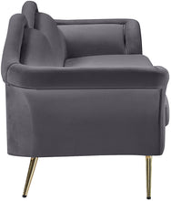 Load image into Gallery viewer, Lips Grey Velvet Sofa