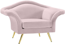 Load image into Gallery viewer, Lips Pink Velvet Chair