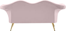 Load image into Gallery viewer, Lips Pink Velvet Loveseat