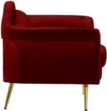 Load image into Gallery viewer, Lips Red Velvet Chair