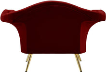 Load image into Gallery viewer, Lips Red Velvet Chair