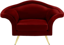 Load image into Gallery viewer, Lips Red Velvet Chair