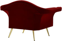 Load image into Gallery viewer, Lips Red Velvet Chair