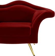 Load image into Gallery viewer, Lips Red Velvet Chair
