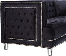 Load image into Gallery viewer, Lucas Black Velvet Loveseat