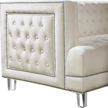 Load image into Gallery viewer, Lucas Cream Velvet Chair