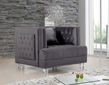Load image into Gallery viewer, Lucas Grey Velvet Chair
