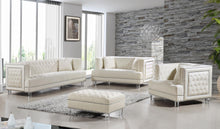 Load image into Gallery viewer, Lucas Cream Velvet Loveseat
