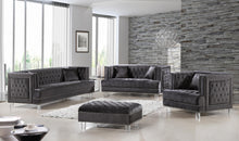 Load image into Gallery viewer, Lucas Grey Velvet Chair