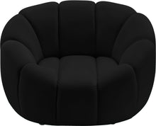 Load image into Gallery viewer, Elijah Black Velvet Chair