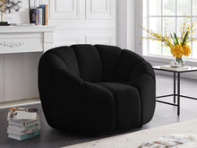 Load image into Gallery viewer, Elijah Black Velvet Chair
