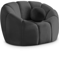 Load image into Gallery viewer, Elijah Grey Velvet Chair