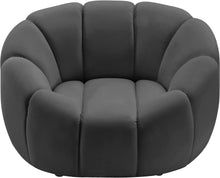 Load image into Gallery viewer, Elijah Grey Velvet Chair