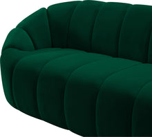 Load image into Gallery viewer, Elijah Green Velvet Sofa