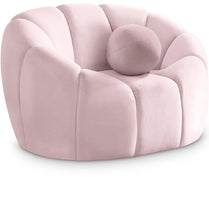 Load image into Gallery viewer, Elijah Pink Velvet Chair