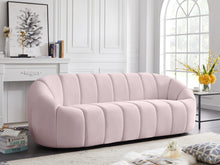 Load image into Gallery viewer, Elijah Pink Velvet Sofa
