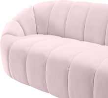 Load image into Gallery viewer, Elijah Pink Velvet Sofa