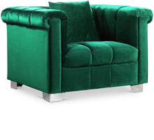 Load image into Gallery viewer, Kayla Green Velvet Chair
