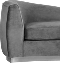 Load image into Gallery viewer, Julian Grey Velvet Chaise