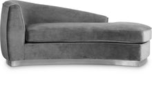 Load image into Gallery viewer, Julian Grey Velvet Chaise