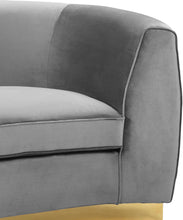 Load image into Gallery viewer, Julian Grey Velvet Chair