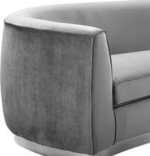 Load image into Gallery viewer, Julian Grey Velvet Chair