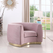 Load image into Gallery viewer, Julian Pink Velvet Chair