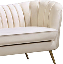 Load image into Gallery viewer, Margo Cream Velvet Chair