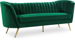 Margo Green Velvet Sofa
