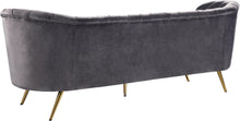 Load image into Gallery viewer, Margo Grey Velvet Sofa