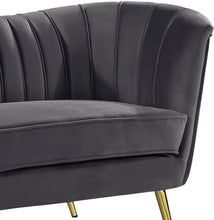 Load image into Gallery viewer, Margo Grey Velvet Loveseat