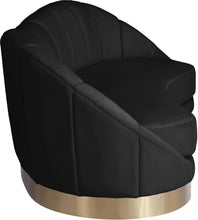 Load image into Gallery viewer, Shelly Black Velvet Sofa